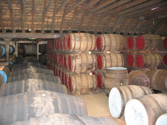 Dunnage Warehouse bei Benriach