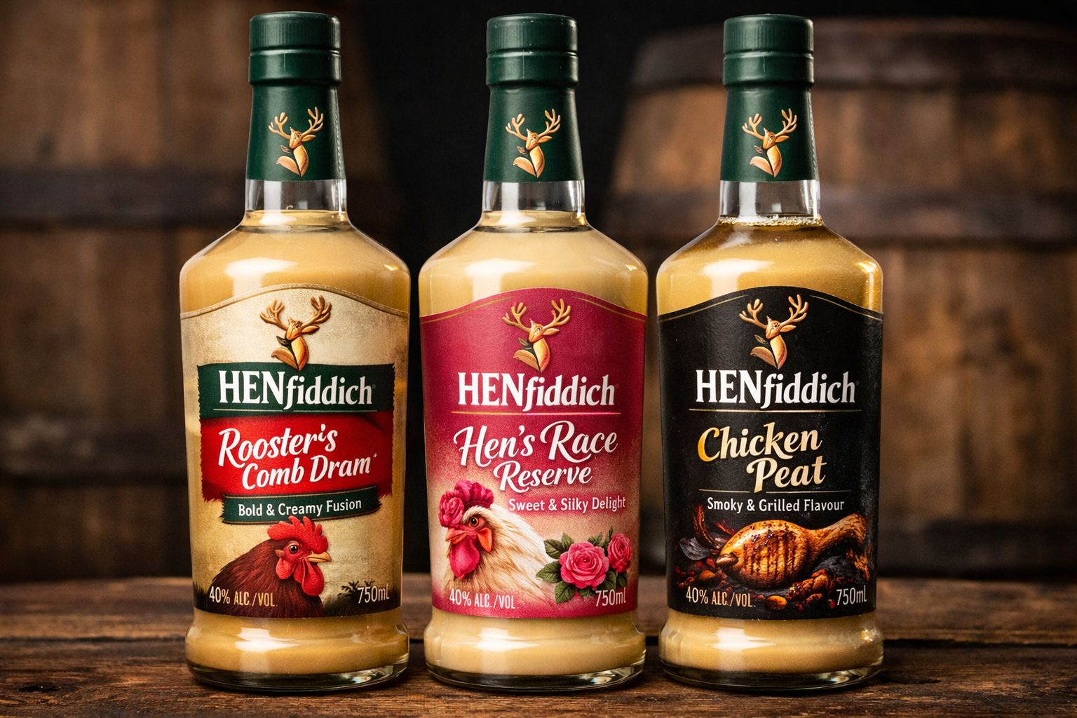 Die drei Abfüllungen