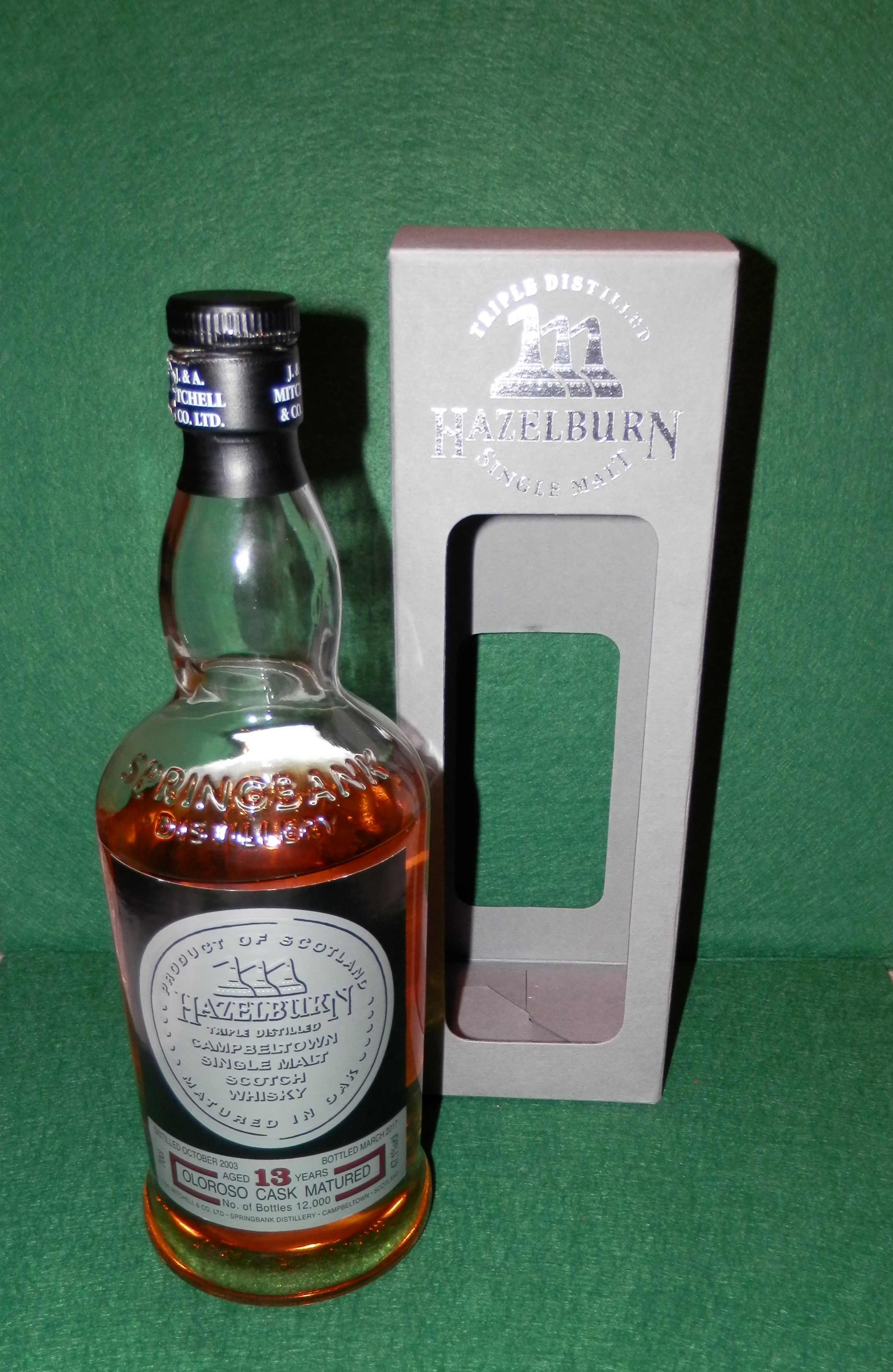 Hazelburn 13 Oloroso