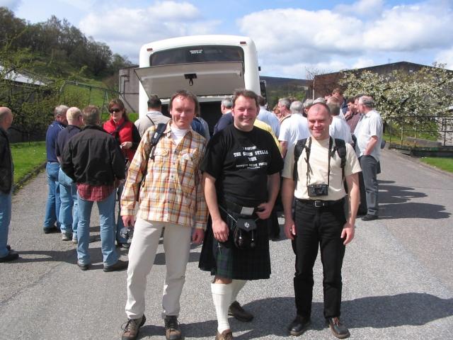 Teilnehmer der 7 Stills Tour in Dufftown