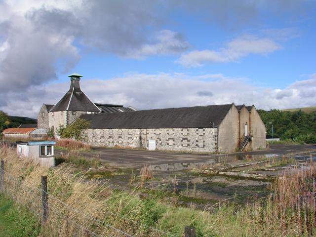 Historische Convalmore Distillery in Dufftown
