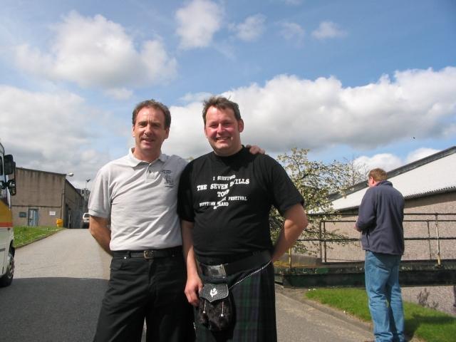 Ian und Jörg bei der 7 Stills Tour