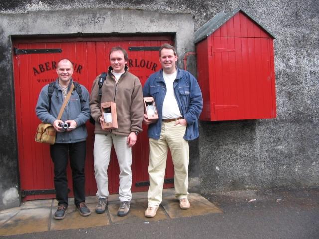 Besucher der Aberlour Distillery