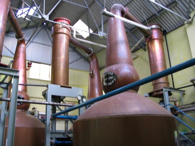Brennblase der Balvenie Distillery