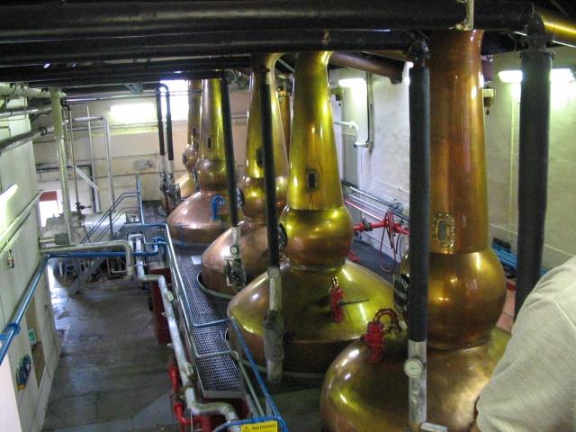 Kupferne Brennblase der Balvenie Distillery