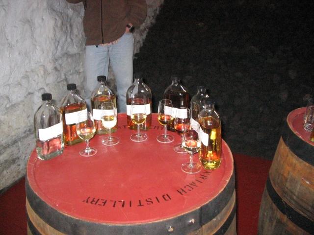 Tastingproben aus der Benriach Distillery