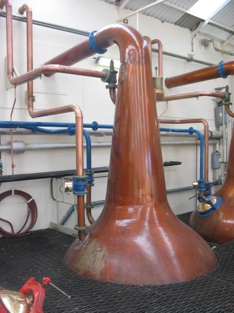 Brennblase der Benrinnes Distillery