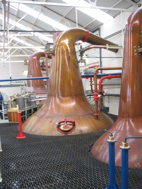 Brennblase der Benrinnes Distillery