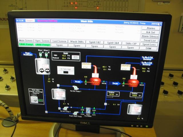 Computersteuerung der Benrinnes Distillery