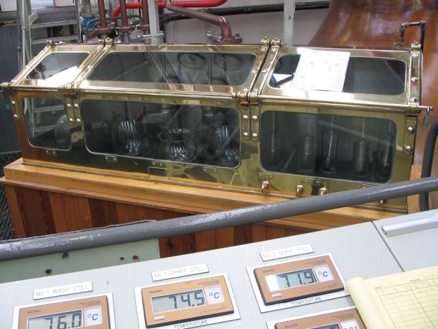 Spirit Safe der Benrinnes Distillery