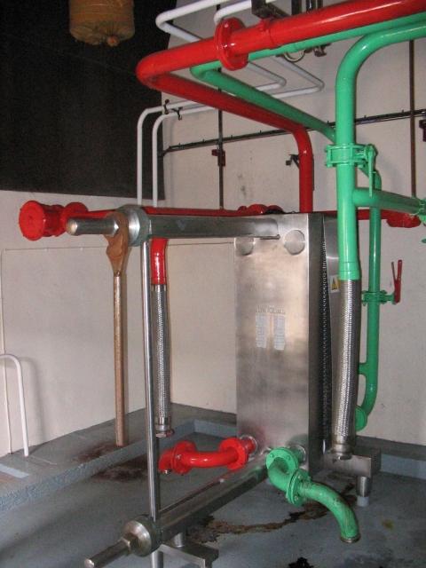 Wortcooler der Braeval Distillery