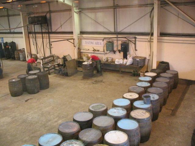 Weitere Aufnahme aus dem Prüfbereich der Speyside Cooperage