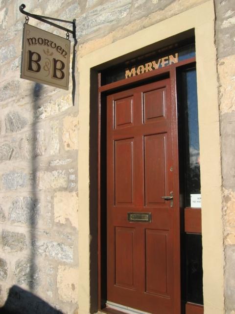 Eingang des Morven B&B