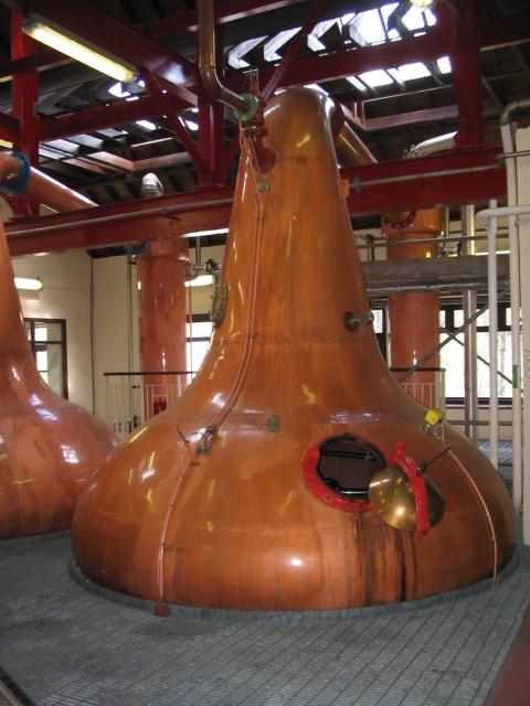 Brennblase der Dufftown Distillery