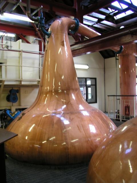 Weitere Brennblase der Dufftown Distillery
