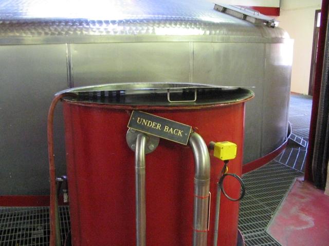 Underback der Dufftown Distillery