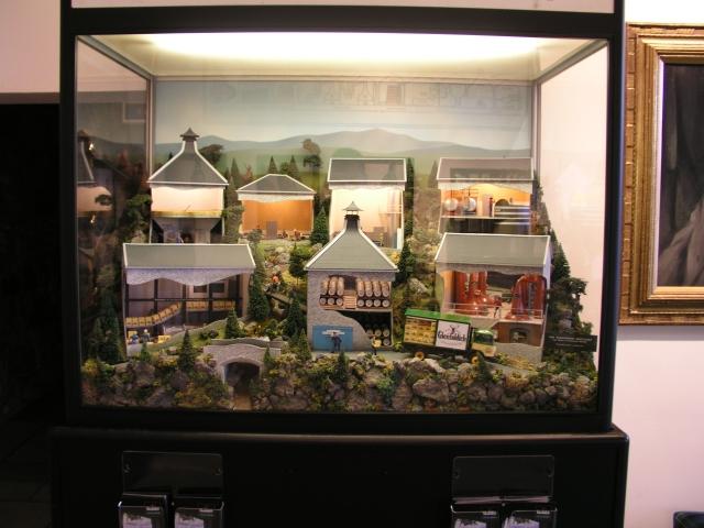 Modell des Destilleriekomplexes von Glenfiddich