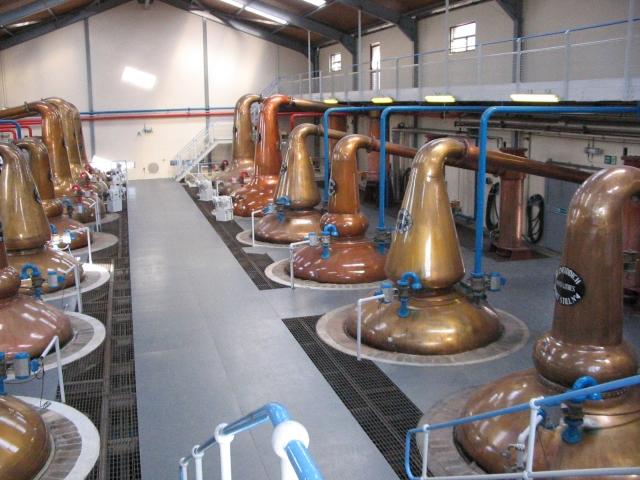 Brennblasen bei Glenfiddich
