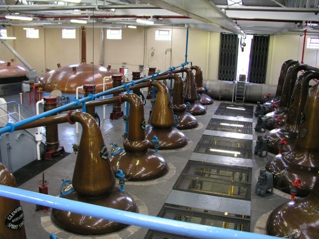 Brennblasenanlage bei Glenfiddich