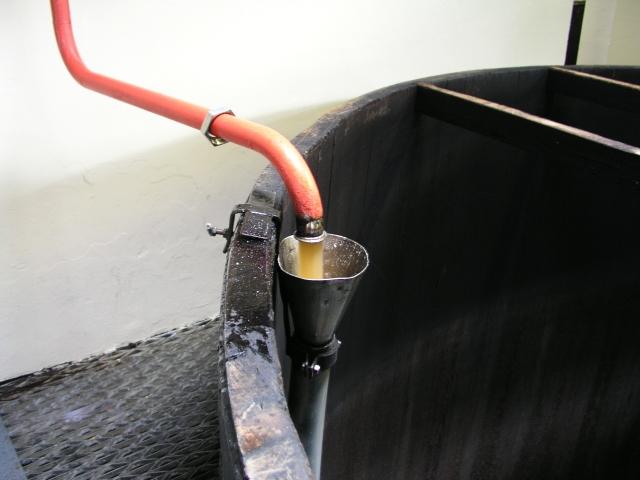 Befüllung einer Washback bei Glenfiddich