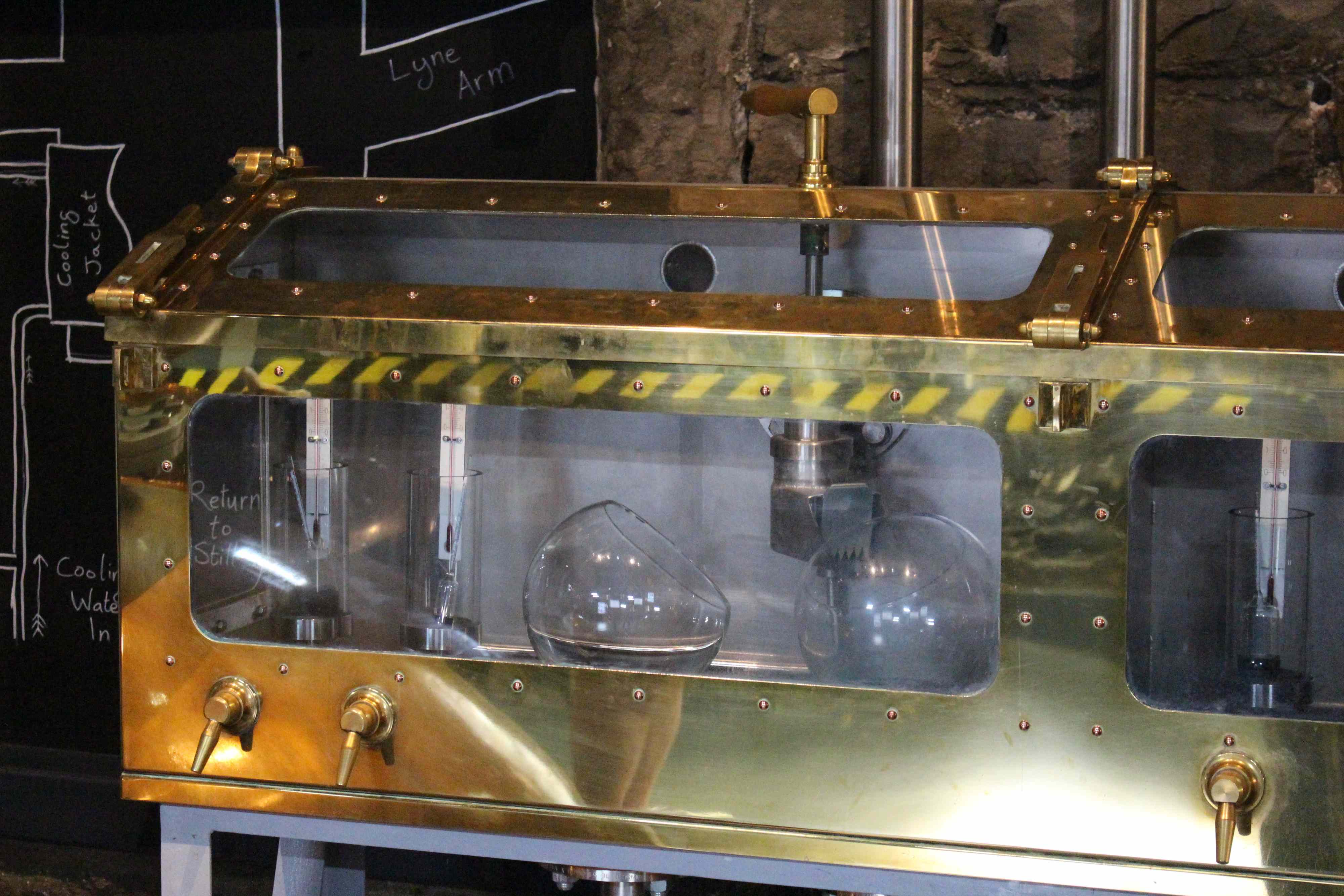 Spirit Safe der Holyrood Distillery