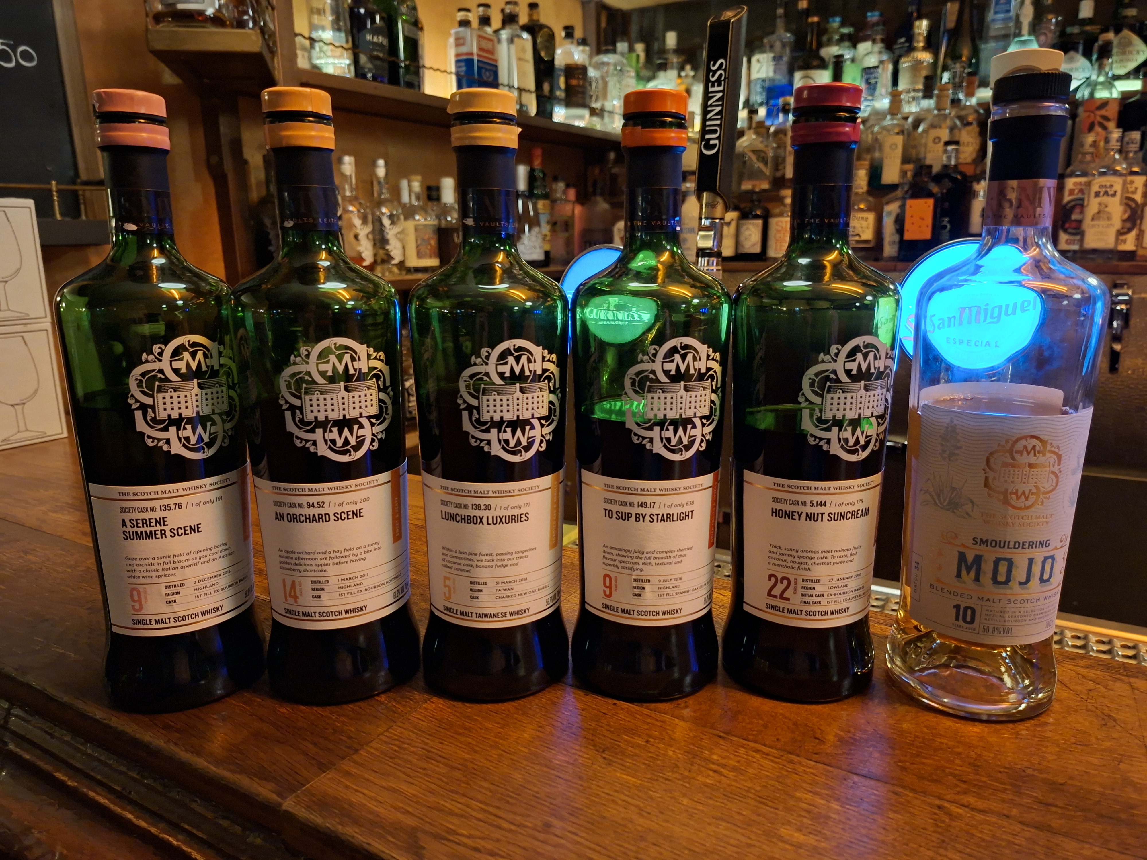 Das Setup des Abends